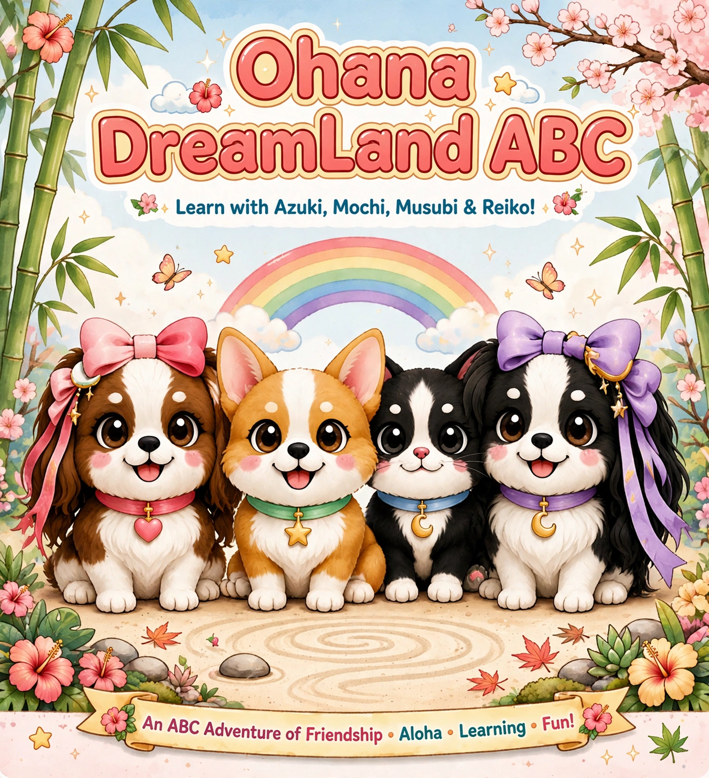 🌈✨Letter L — Love | DreamLand ABC Coloring & Tracing Page