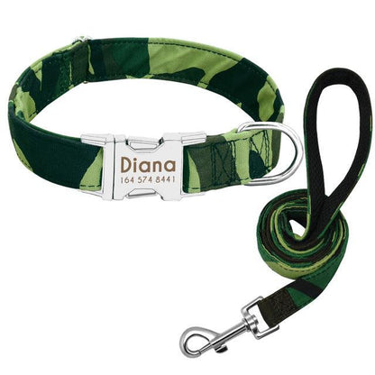 Personalized Pet Dog Collar With Engraved Name And Contact Details - Ideal For Large Dogs-2