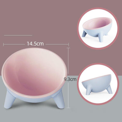 Stylish Paws Nordic Color Pet Feeding Bowl With Stand-2