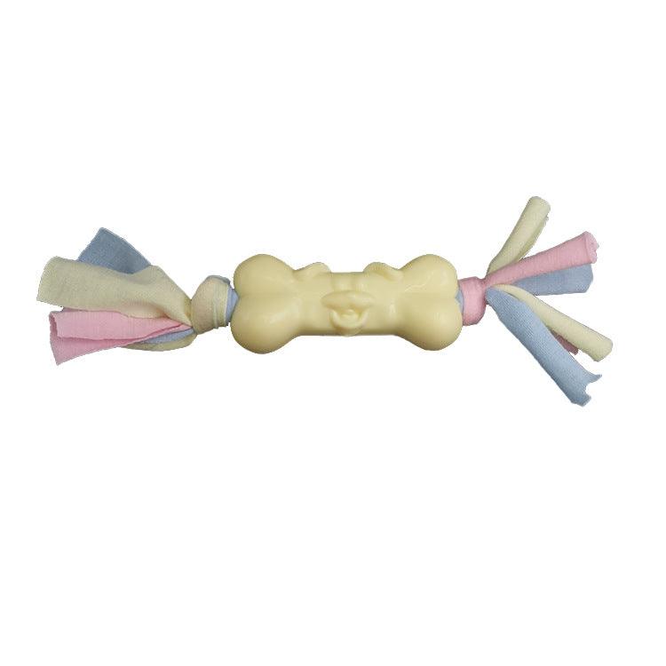 Molar Pawz - Interactive Dog Bone Cotton Cloth Strips For Stress Relief And Teeth Cleaning-4
